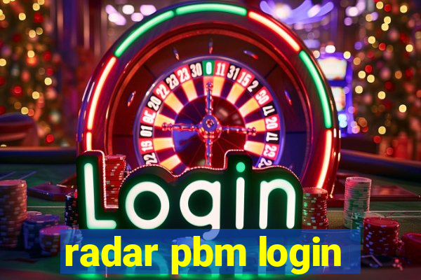 radar pbm login